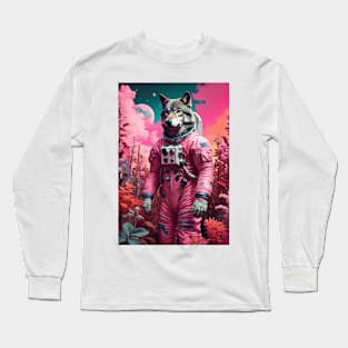 Cosmic Canine Odyssey Long Sleeve T-Shirt